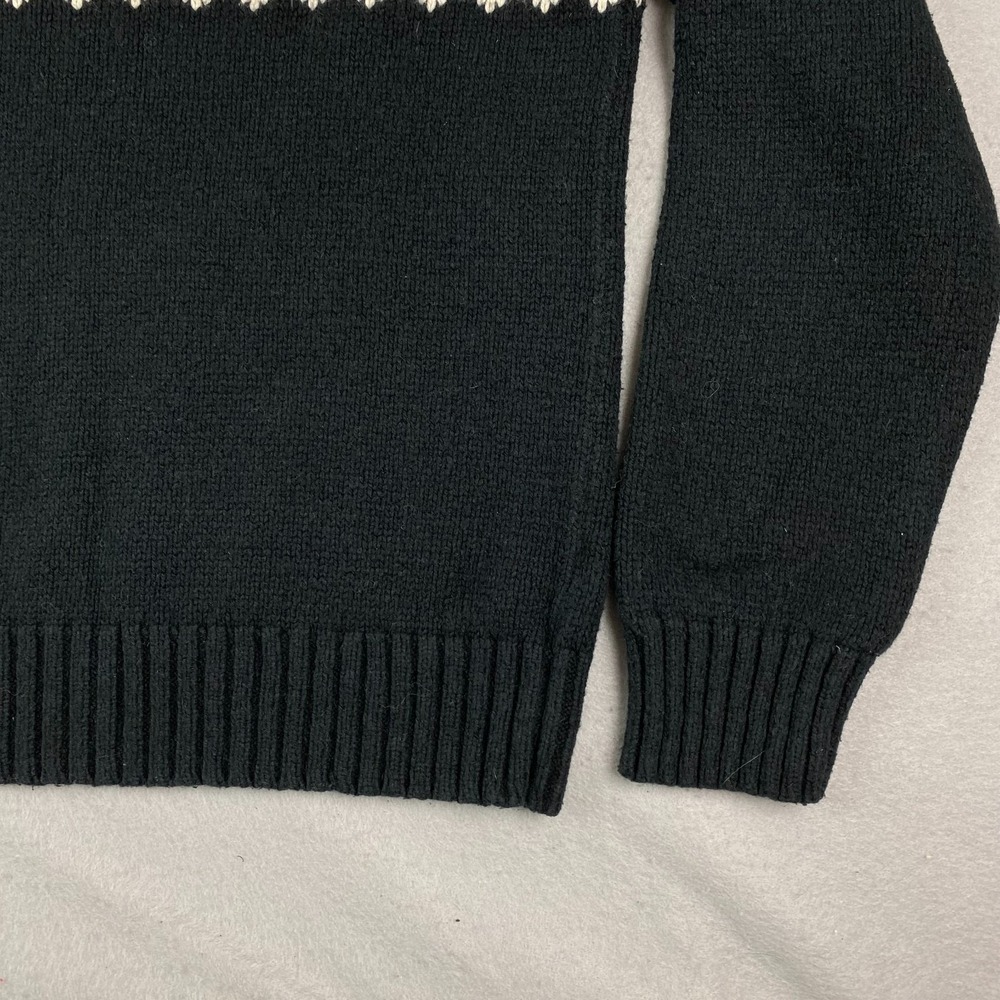 90's Polo Ralph Lauren Cashmere Ski Knit Sweter V Neck Vintage Fits Large - Picture 5 of 13